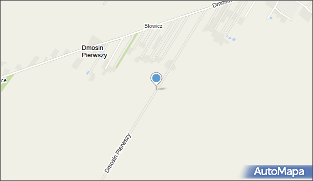 Dmosin Pierwszy, Dmosin Pierwszy, mapa Dmosin Pierwszy
