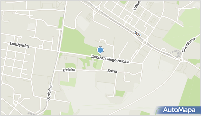 Bydgoszcz, Dobrzańskiego-Hubala Henryka, mjr., mapa Bydgoszczy