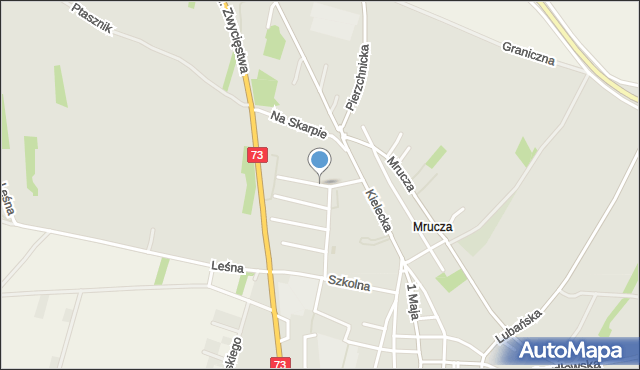 Chmielnik powiat kielecki, Dojazdowa, mapa Chmielnik powiat kielecki