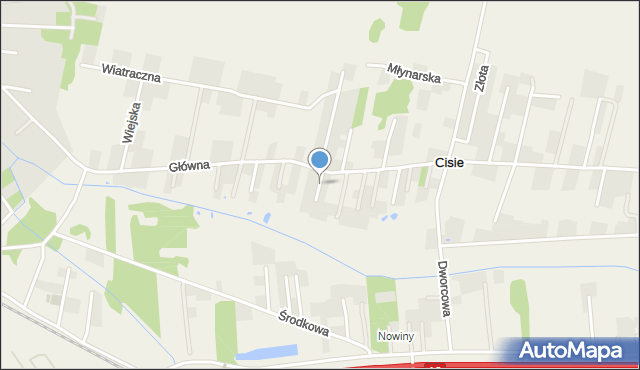 Cisie gmina Halinów, Dobra, mapa Cisie gmina Halinów