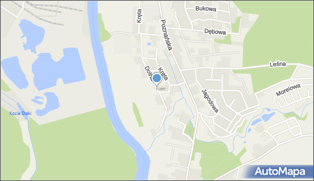 Czapury, Dolna, mapa Czapury