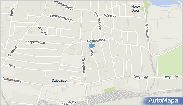 Czechowice-Dziedzice, Dolna, mapa Czechowic-Dziedzic