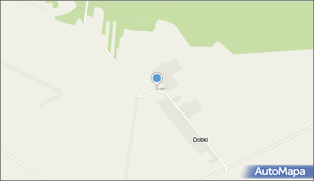 Dobki gmina Tykocin, Dobki, mapa Dobki gmina Tykocin