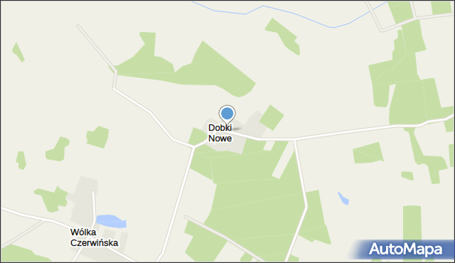 Dobki Nowe, Dobki Nowe, mapa Dobki Nowe