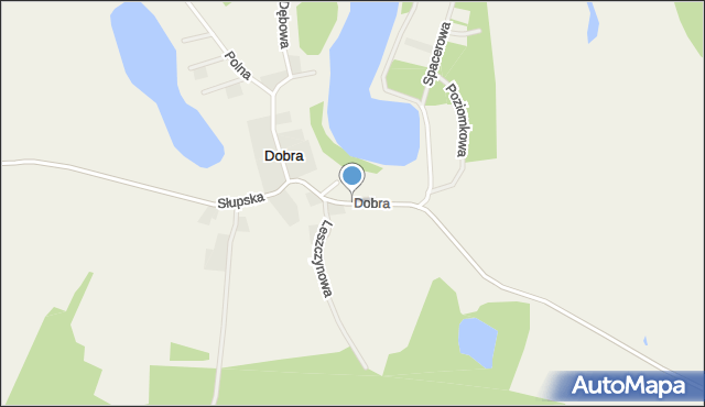 Dobra gmina Dębnica Kaszubska, Dobra, mapa Dobra gmina Dębnica Kaszubska