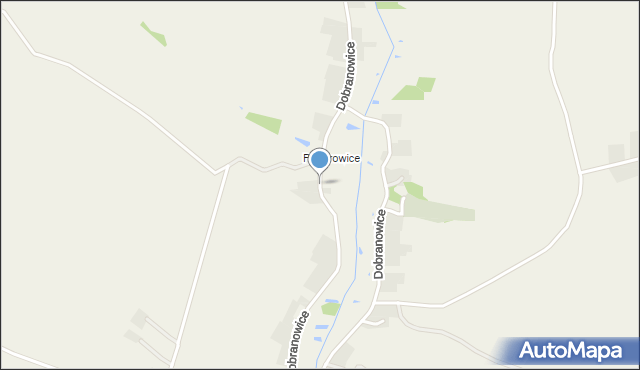 Dobranowice gmina Igołomia-Wawrzeńczyce, Dobranowice, mapa Dobranowice gmina Igołomia-Wawrzeńczyce