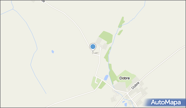 Dobre gmina Będzino, Dobre Małe, mapa Dobre gmina Będzino