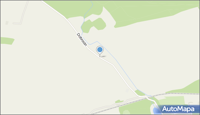Dobrocin gmina Małdyty, Dobrocin, mapa Dobrocin gmina Małdyty