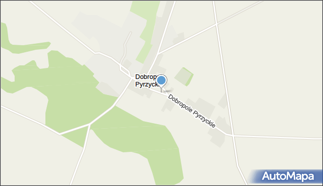 Dobropole Pyrzyckie, Dobropole Pyrzyckie, mapa Dobropole Pyrzyckie