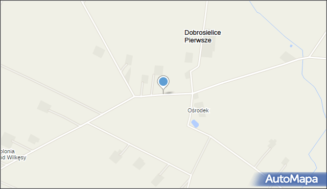 Dobrosielice Pierwsze, Dobrosielice Pierwsze, mapa Dobrosielice Pierwsze