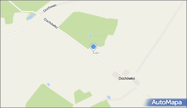 Dochówko, Dochówko, mapa Dochówko
