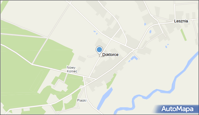 Doktorce, Doktorce, mapa Doktorce