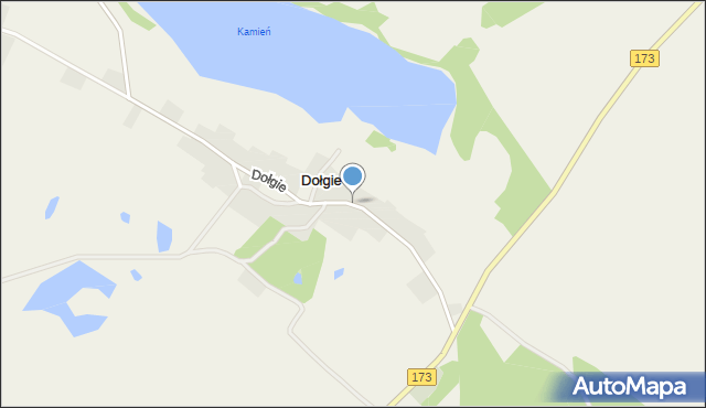 Dołgie gmina Drawsko Pomorskie, Dołgie, mapa Dołgie gmina Drawsko Pomorskie