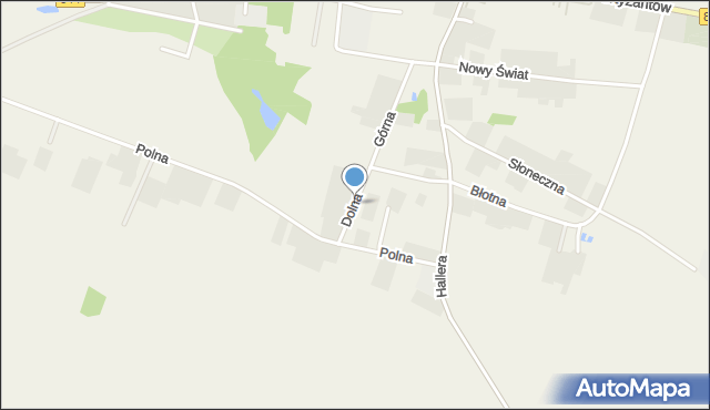 Dołhobyczów, Dolna, mapa Dołhobyczów