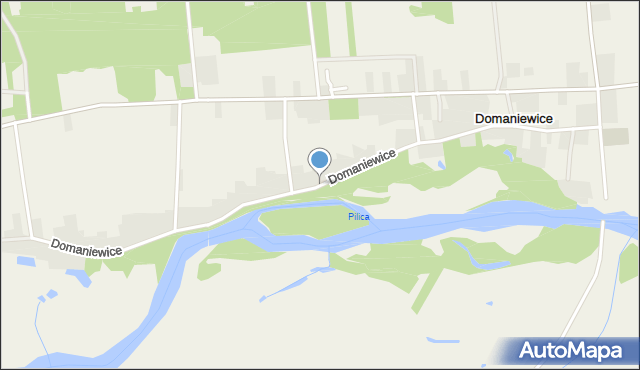 Domaniewice gmina Nowe Miasto nad Pilicą, Domaniewice, mapa Domaniewice gmina Nowe Miasto nad Pilicą