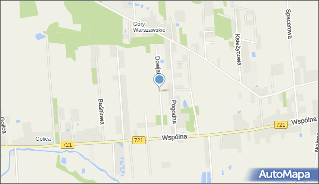 Duchnów, Dowjata Kazimierza, mapa Duchnów