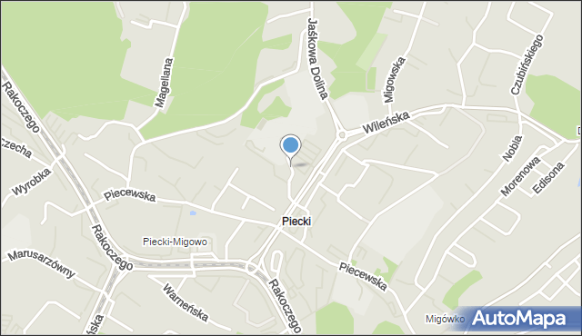 Gdańsk, Dobrowolskiego Antoniego, mapa Gdańska