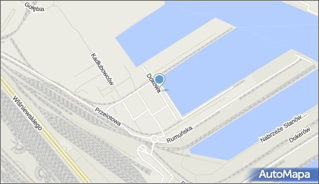 Gdynia, Dokowa, mapa Gdyni
