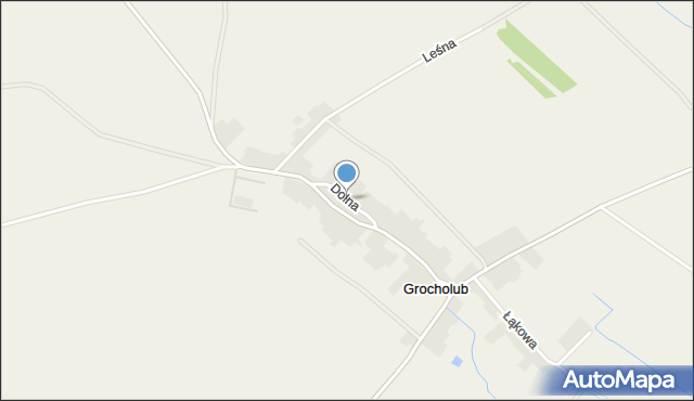 Grocholub, Dolna, mapa Grocholub