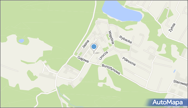 Jackowo gmina Choczewo, Dobra, mapa Jackowo gmina Choczewo