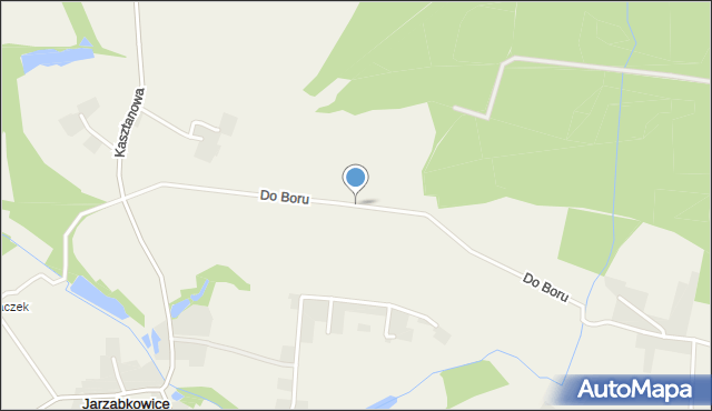 Jarząbkowice gmina Pawłowice, Do Boru, mapa Jarząbkowice gmina Pawłowice