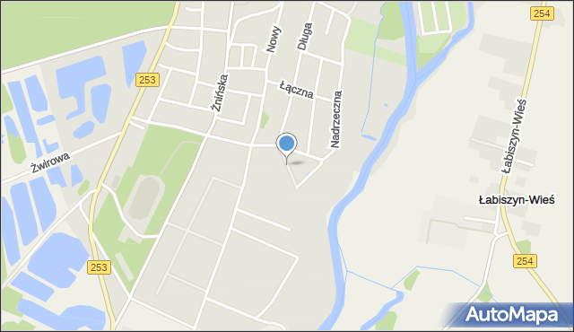 Łabiszyn powiat żniński, Dolna, mapa Łabiszyn powiat żniński