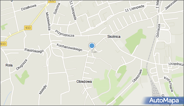 Libiąż, Dobra, mapa Libiąż