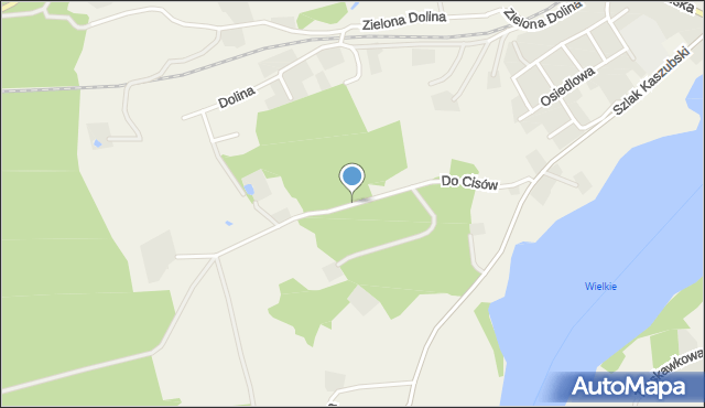 Miechucino, Do Cisów, mapa Miechucino