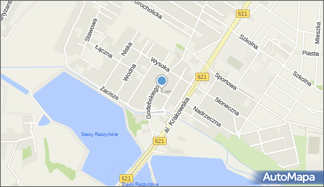 Raszyn powiat pruszkowski, Dobra, mapa Raszyn powiat pruszkowski