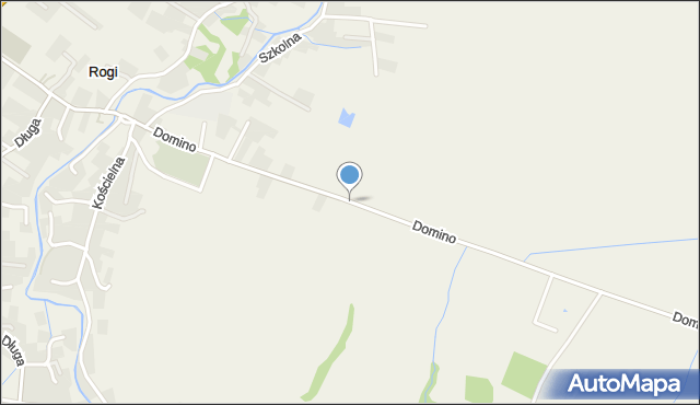 Rogi gmina Miejsce Piastowe, Domino Henryka, ks., mapa Rogi gmina Miejsce Piastowe