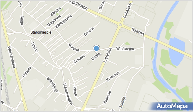 Rzeszów, Dobra, mapa Rzeszów