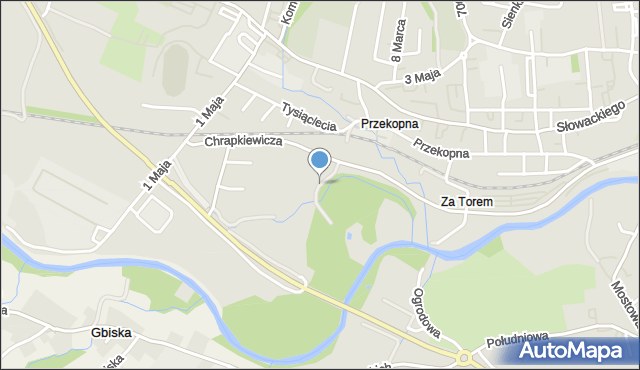 Strzyżów, Dolna, mapa Strzyżów