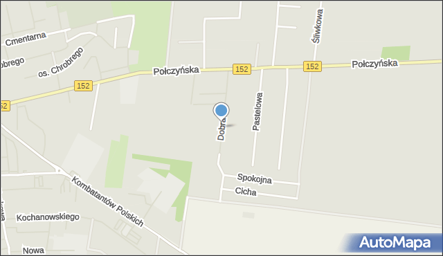 Świdwin, Dobra, mapa Świdwin