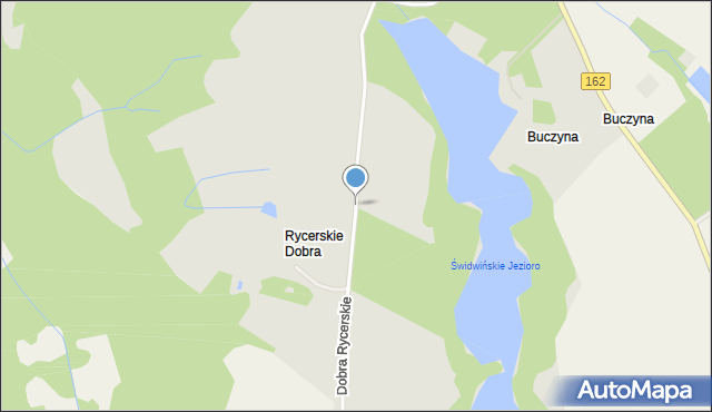 Świdwin, Dobra Rycerskie, mapa Świdwin