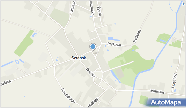 Szreńsk, Dolna, mapa Szreńsk