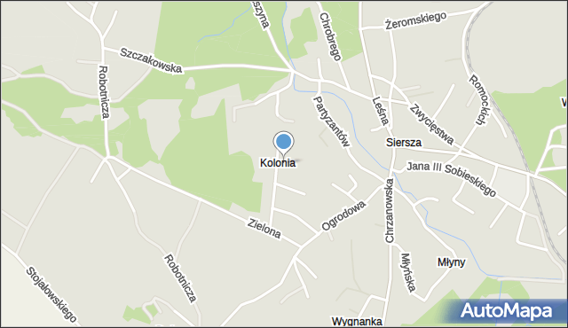 Trzebinia powiat chrzanowski, Dolna, mapa Trzebinia powiat chrzanowski