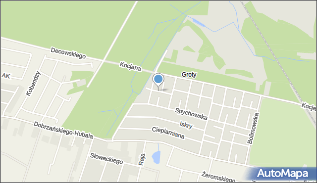 Warszawa, Dorohuska, mapa Warszawy