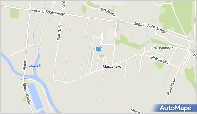 Wojkowice powiat będziński, Dojazdowa, mapa Wojkowice powiat będziński