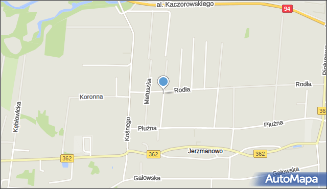 Wrocław, Domańskiego Bolesława, ks., mapa Wrocławia