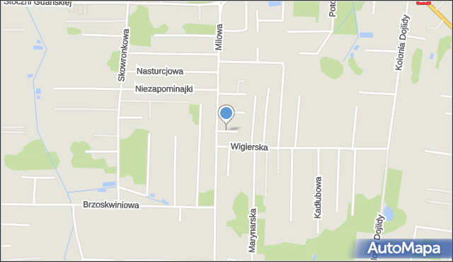 Białystok, Drzewna, mapa Białegostoku