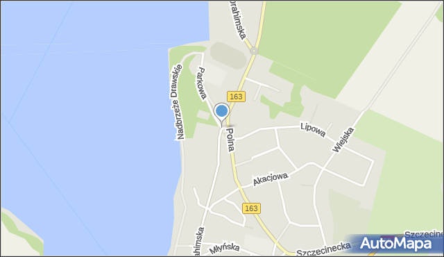 Czaplinek powiat drawski, Drahimska, mapa Czaplinek powiat drawski