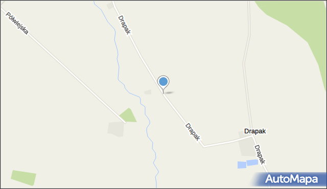Drapak, Drapak, mapa Drapak