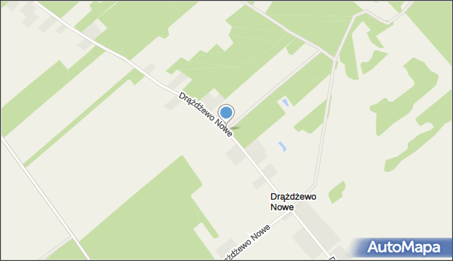 Drążdżewo Nowe, Drążdżewo Nowe, mapa Drążdżewo Nowe