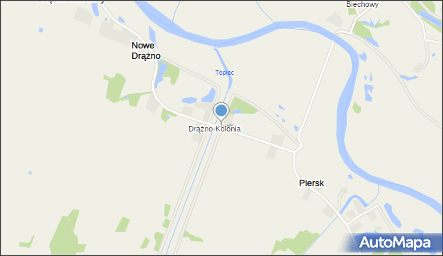 Drążno-Holendry, Drążno-Holendry, mapa Drążno-Holendry