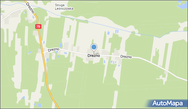Drezno, Drezno, mapa Drezno