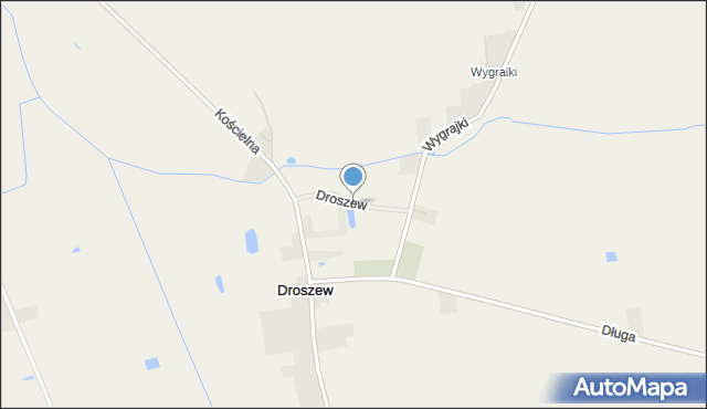 Droszew, Droszew, mapa Droszew