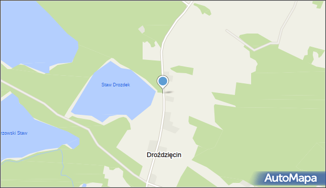 Droździęcin, Droździęcin, mapa Droździęcin