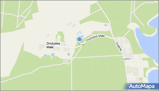 Drożyska Małe, Drożyska Małe, mapa Drożyska Małe