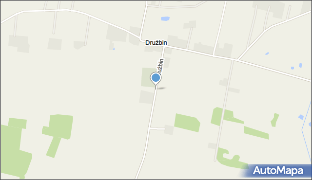 Drużbin, Drużbin, mapa Drużbin