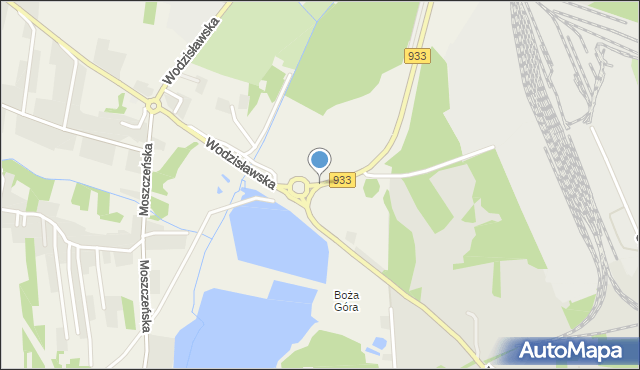 Jastrzębie-Zdrój, Droga Główna Południowa, mapa Jastrzębie-Zdrój